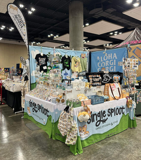 10x10 Exhibitor Booth at Kawaii Kon