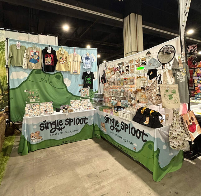 10x10 Dealer's Inline Booth at Katsucon