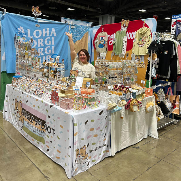 10x10 Dealer's Booth at Otakon 2024