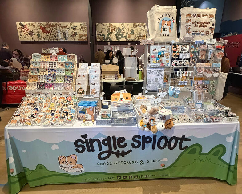 8ft Table at Wing Luke Museum