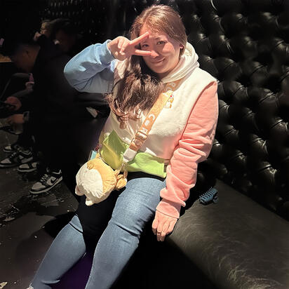 Colorblock Hoodie & Plush Booty Bag Colorblock Hoodie & Plush Booty Bag