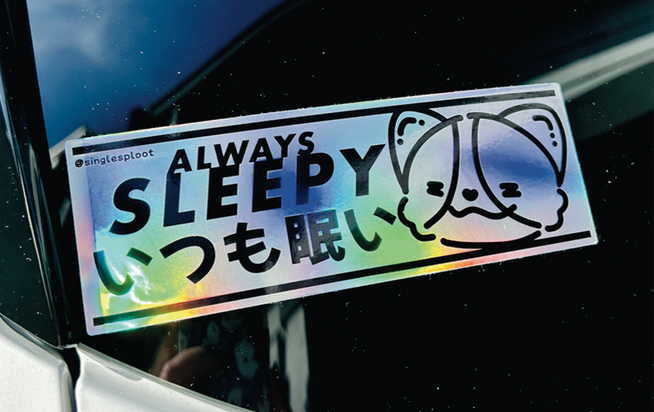 Always Sleepy Holo Slap Always Sleepy Holo Slap