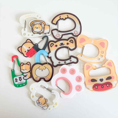 Corgi Themed Carabiners